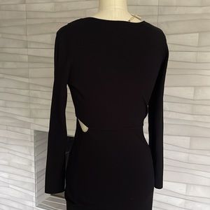 Summer Dark Cut Out Moon Chest Dress SD02408